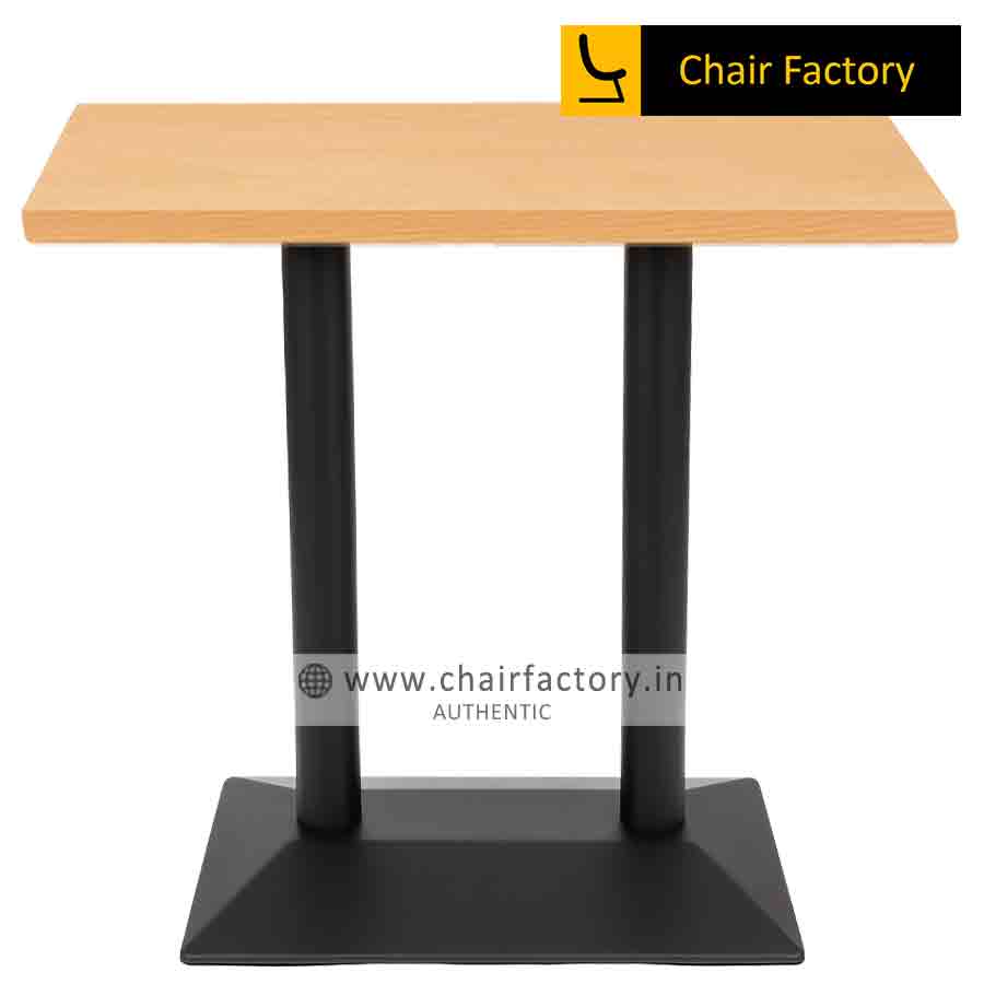 Black Maddie Rectangle Cafe Table